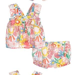 Stella McCartney Floral Baby Romper Set - 18 month